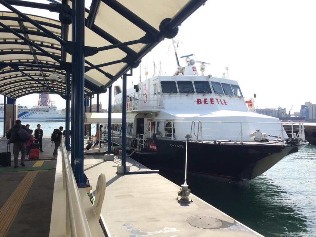福岡から釜山へ高速船ビートルで移動 ゆみしん夫婦のブログ